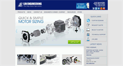 Desktop Screenshot of linmotors.com